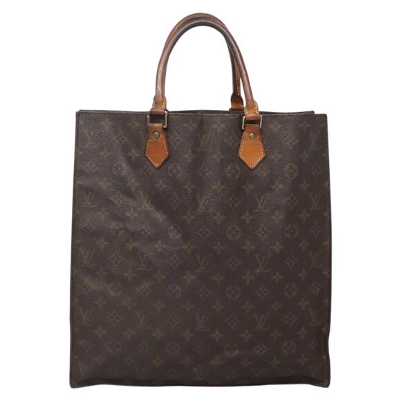 LOUIS VUITTON Monogram Sac Plat Hand Bag M51140 - Picture 2 of 12